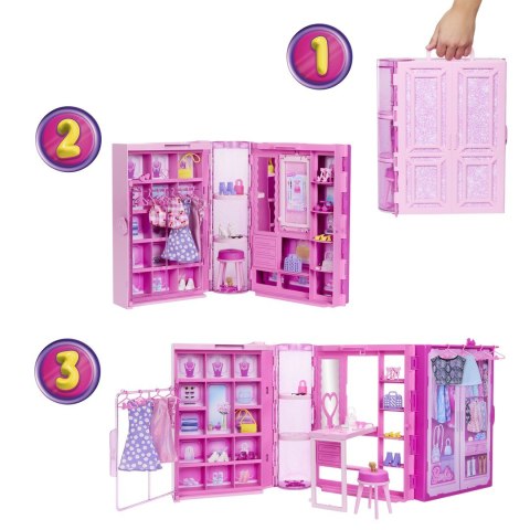 Barbie Szafa Marzeń 3.0 Zestaw HXD59 Barbie Szafa Marzeń 3.0 Zestaw HXD59
