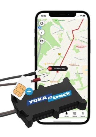 IoT YUKAtrack easyWire 4G AIO GPS Lokalizator samochodowy z kartą SIM + płaskie dane