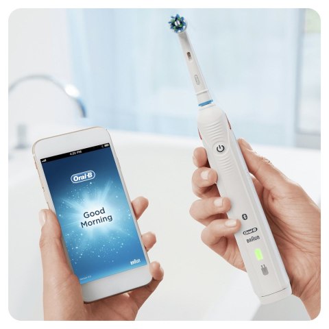 Oral-B SmartSeries Smart 5100S White Dorosły Obrotowo-pulsacyjna szczoteczka do zębów Biały