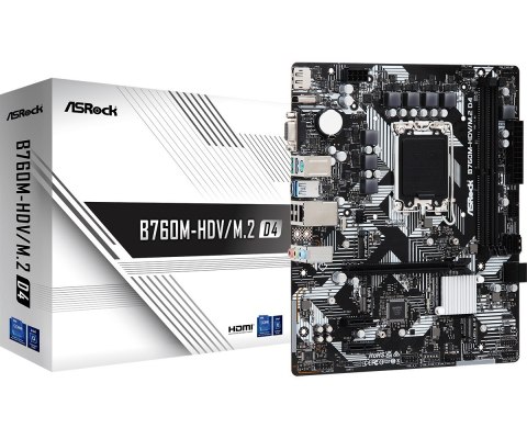 Płyta główna Asrock B760M-HDV/M.2 D4 Płyta główna Asrock B760M-HDV/M.2 D4