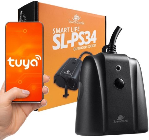 Zewnętrzne gniazdko WiFi Spacetronik Smart Life SL-PS34 Zewnętrzne gniazdko WiFi Spacetronik Smart Life SL-PS34