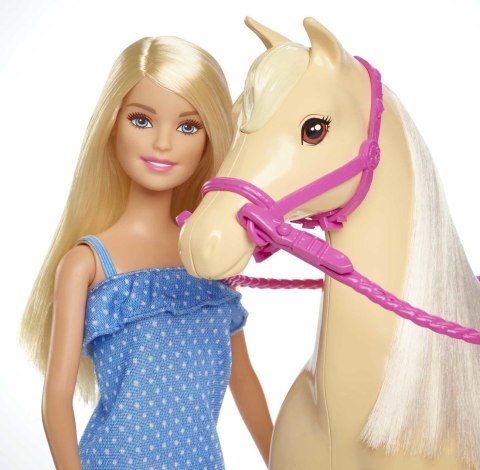 Barbie Lalka z koniem FXH13 MATTEL