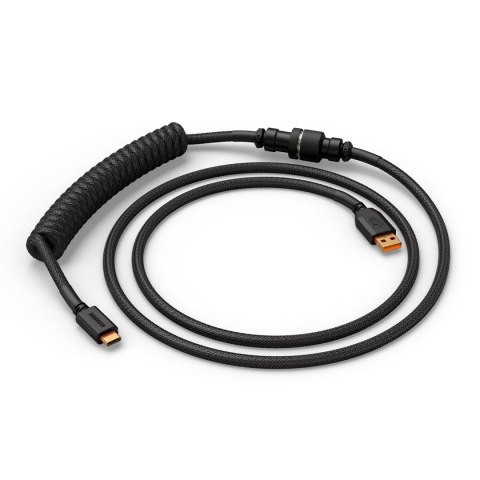 Glorious GMMK Coiled Cable Phantom Black, Spiralkabel, USB-C/USB-A, czarny Glorious GMMK Coiled Cable Phantom Black, Spiralkabel, USB-C/USB-A, czarny