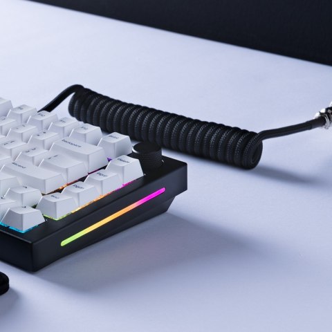 Glorious GMMK Coiled Cable Phantom Black, Spiralkabel, USB-C/USB-A, czarny Glorious GMMK Coiled Cable Phantom Black, Spiralkabel, USB-C/USB-A, czarny