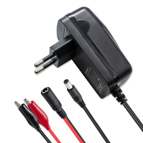 Automatyczna ładowarka do akumulatora AGM GEL STD 12V | 1.5A | Prostownik z sygnalizatorem LED