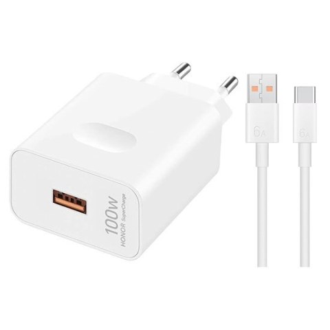 Honor SuperCharge Zasilacz 100W - Biały Honor SuperCharge Zasilacz 100W - Biały