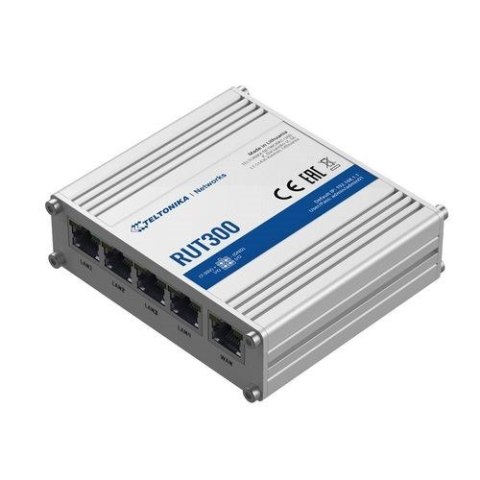 TELTONIKA RUT300 Przemysłowy router 5x RJ45 100Mb/s TELTONIKA RUT300 Przemysłowy router 5x RJ45 100Mb/s