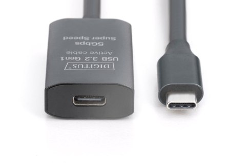 Digitus Aktywny przedłużacz USB 3.2 Gen1 5G, USB-C - USB-C, 10 m Digitus Aktywny przedłużacz USB 3.2 Gen1 5G, USB-C - USB-C, 10 m