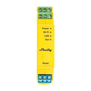 4-kanałowy Sterownik oświetlenia na szynę DIN Shelly RGBWW Pro WiFi