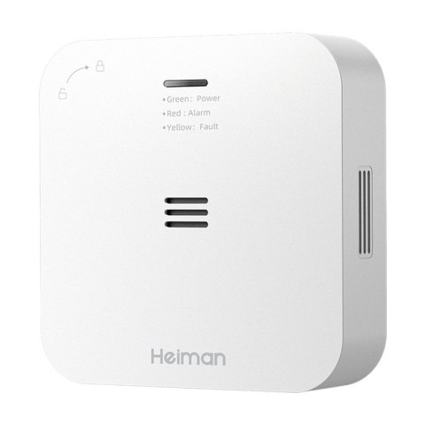 Bezprzewodowy czujnik alarm tlenku węgla Heiman HM-720ES-W Interlinked Bezprzewodowy czujnik alarm tlenku węgla Heiman HM-720ES-W Interlinked