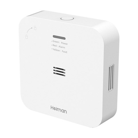 Bezprzewodowy czujnik alarm tlenku węgla Heiman HM-720ES-W Interlinked Bezprzewodowy czujnik alarm tlenku węgla Heiman HM-720ES-W Interlinked