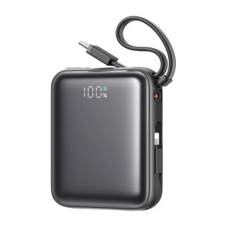 Mini PowerBank Joyroom JR-PBF27 22.5W z podwójnym kablem 10000mAh (czarny)