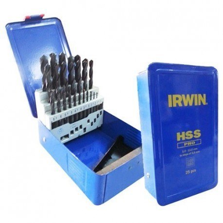 IRWIN 10502504 wiertło Wiertło spiralne do drewna 25 szt. IRWIN 10502504 wiertło Wiertło spiralne do drewna 25 szt.