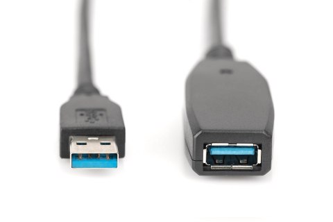 Kabel przedłużający USB 3.0 SuperSpeed 15mTyp USB A/USB A M/Ż aktywny czarny 15m Kabel przedłużający USB 3.0 SuperSpeed 15mTyp USB A/USB A M/Ż aktywny czarny 15m