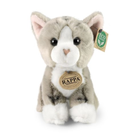 Rappa - Pluszowa maskotka siedzący szary Kot 18 cm Eco-Friendly Rappa - Pluszowa maskotka siedzący szary Kot 18 cm Eco-Friendly