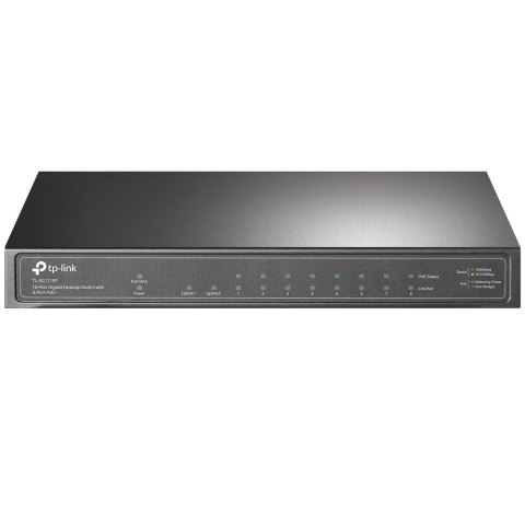 TP-Link TL-SG1210P Nie zarządzany Gigabit Ethernet (10/100/1000) Obsługa PoE Szary TP-Link TL-SG1210P Nie zarządzany Gigabit Ethernet (10/100/1000) Obsługa PoE Szary