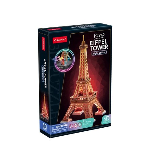 Puzzle 3D Wieża Eiffla (wersja nocna) Puzzle 3D Wieża Eiffla (wersja nocna)