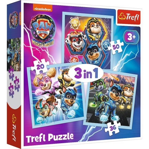 Puzzle 3w1 Psi Patrol Moc Mighty Pups Puzzle 3w1 Psi Patrol Moc Mighty Pups