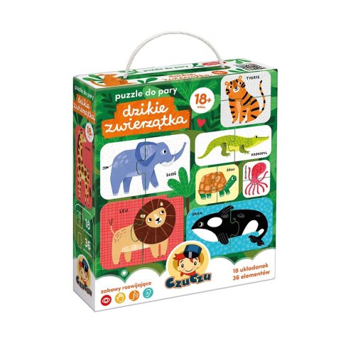 Puzzle do pary - Dzikie zwierzęta Puzzle do pary - Dzikie zwierzęta
