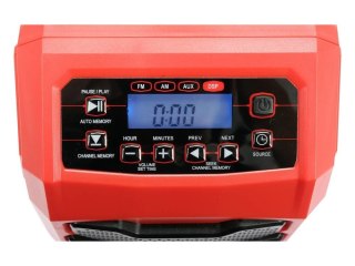 Yato Radio Budowlane Akumulatorowo Sieciowe Bluetooth USB FM/AM 18V/230V