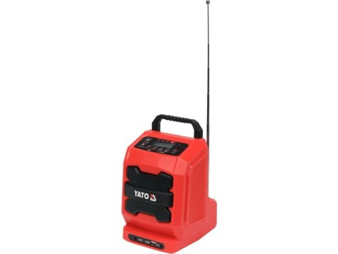 Yato Radio Budowlane Akumulatorowo Sieciowe Bluetooth USB FM/AM 18V/230V