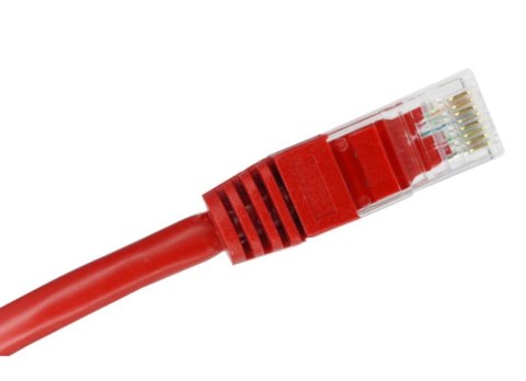 ALANTEC Patch-cord U/UTP kat.5e PVC 0.25m czerwony ALANTEC Patch-cord U/UTP kat.5e PVC 0.25m czerwony