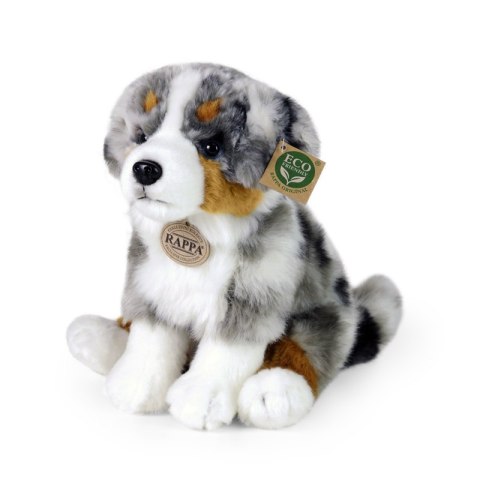 Rappa - Pluszowa maskotka siedzący Pies Owczarek Australijski 30 cm Eco-Friendly Rappa - Pluszowa maskotka siedzący Pies Owczarek Australijski 30 cm Eco-Friendly