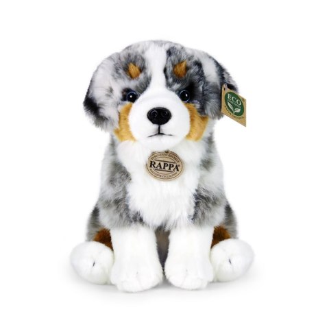 Rappa - Pluszowa maskotka siedzący Pies Owczarek Australijski 30 cm Eco-Friendly Rappa - Pluszowa maskotka siedzący Pies Owczarek Australijski 30 cm Eco-Friendly