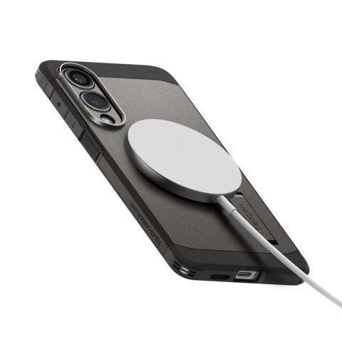 Spigen Tough Armor MagSafe - Etui do Samsung Galaxy S25 Edge (Gunmetal)