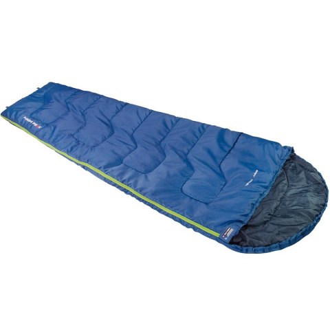 Śpiwór High Peak Easy Travel 220 x 80 x 50 cm niebiesko-granatowy lewy 20090 Śpiwór High Peak Easy Travel 220 x 80 x 50 cm niebiesko-granatowy lewy 20090