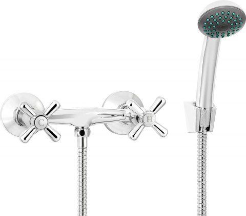 Bateria prysznicowa ścienna z zestawem prysznicowym BOS_041D 5908212087749 Bateria prysznicowa ścienna z zestawem prysznicowym BOS_041D 5908212087749
