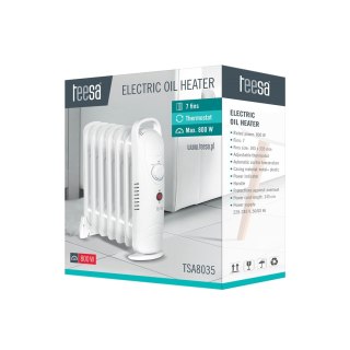 Teesa TSA8035 grzejnik elektryczny na olej Biały 800 W