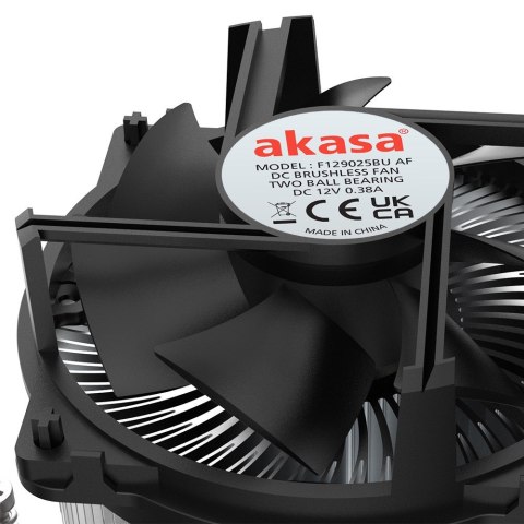 Akasa Intel LGA1700 Procesor Chłodnica hybrydowa 9 cm Aluminium, Czarny 1 szt. Akasa Intel LGA1700 Procesor Chłodnica hybrydowa 9 cm Aluminium, Czarny 1 szt.