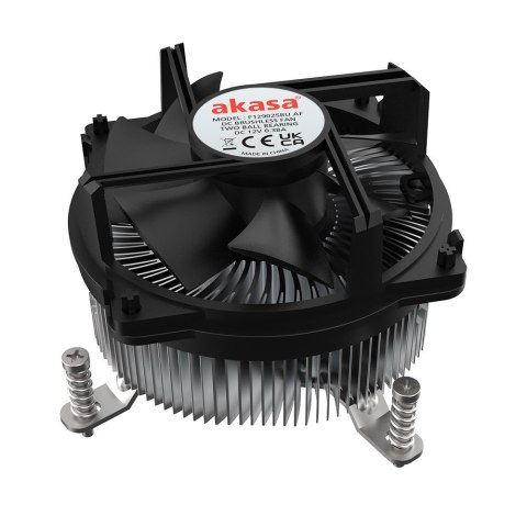 Akasa Intel LGA1700 Procesor Chłodnica hybrydowa 9 cm Aluminium, Czarny 1 szt. Akasa Intel LGA1700 Procesor Chłodnica hybrydowa 9 cm Aluminium, Czarny 1 szt.