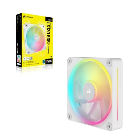 Corsair iCUE LINK LX120 RGB Obudowa komputera Wentylator 12 cm Biały 1 szt. Corsair iCUE LINK LX120 RGB Obudowa komputera Wentylator 12 cm Biały 1 szt.