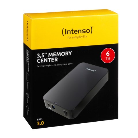 Intenso Memory Center zewnętrzny dysk twarde 6 TB Czarny Intenso Memory Center zewnętrzny dysk twarde 6 TB Czarny