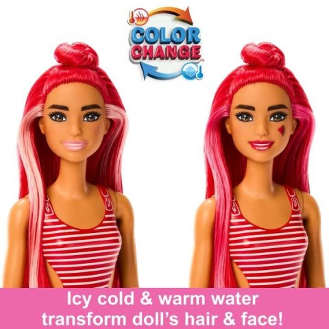 Lalka Barbie Pop Reveal Owocowy sok, czerwona Lalka Barbie Pop Reveal Owocowy sok, czerwona