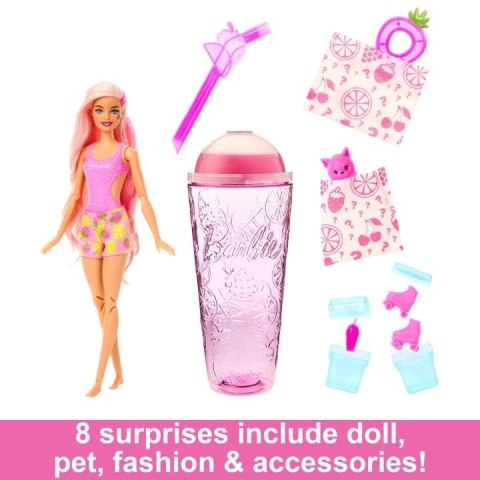 Lalka Barbie Pop Reveal Owocowy sok, różowa blondynka Lalka Barbie Pop Reveal Owocowy sok, różowa blondynka