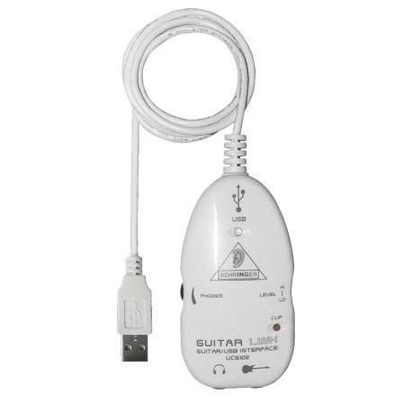 Behringer Guitar link UCG102 kabel audio 2 x 3.5mm Biały Behringer Guitar link UCG102 kabel audio 2 x 3.5mm Biały