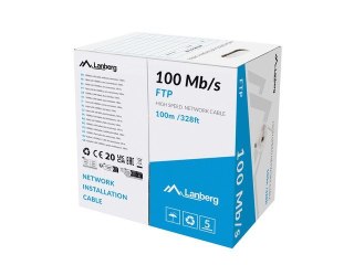 KABEL LAN FTP 100MB/S 100M LINKA CCA SZARY LANBERG