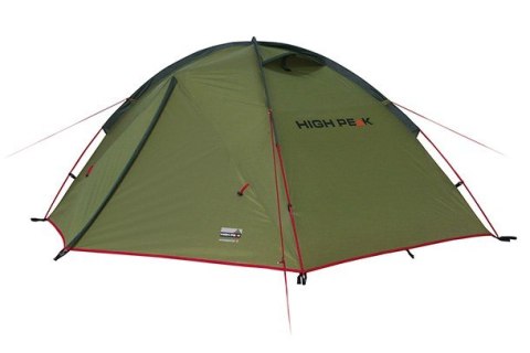 Namiot High Peak Woodpecker 3 zielono-czerwony 3-osobowy 10194