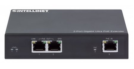 Intellinet 561600 przedłużacz sieciowy Nadajnik sieciowy Czarny 10, 100, 1000 Mbit/s Intellinet 561600 przedłużacz sieciowy Nadajnik sieciowy Czarny 10, 100, 1000 Mbit/s