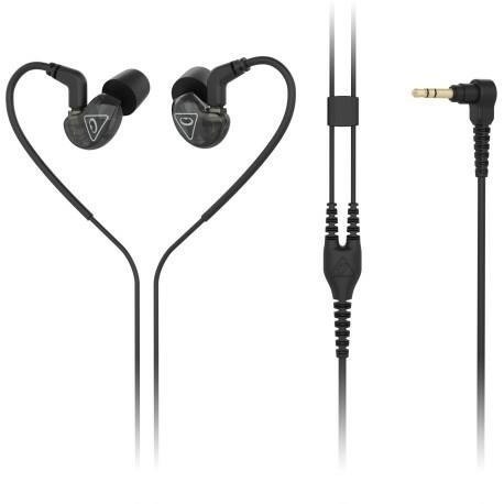 Behringer SD251-CK - słuchawki dokanałowe ze złączem MMCX, czarne Behringer SD251-CK - słuchawki dokanałowe ze złączem MMCX, czarne