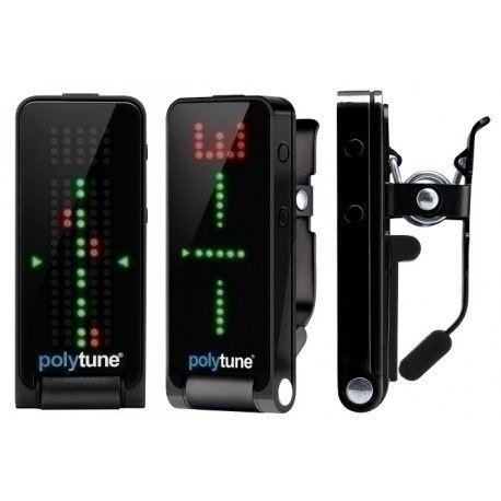 TC Electronic PolyTune Clip Black Tuner gitarowy na klipsie TC Electronic PolyTune Clip Black Tuner gitarowy na klipsie