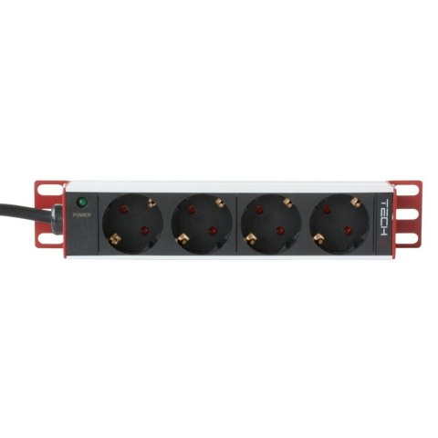 Techly I-CASE M10-4ITY części do stojaków Listwa zasilająca Techly I-CASE M10-4ITY części do stojaków Listwa zasilająca