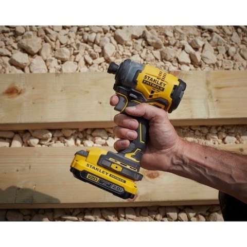 Stanley SFMCF820D2K wkrętak zasilany/zakrętark udarowy 2900 RPM Czarny, Żółty