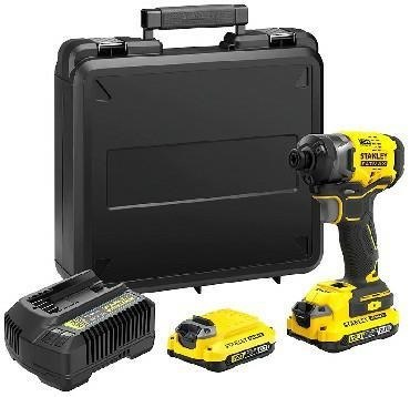 Stanley SFMCF820D2K wkrętak zasilany/zakrętark udarowy 2900 RPM Czarny, Żółty