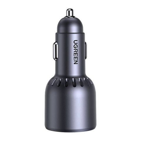 Ładowarka samochodowa Ugreen EC703, USB + 2x USB-C, 75W (czarna) Ładowarka samochodowa Ugreen EC703, USB + 2x USB-C, 75W (czarna)