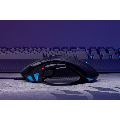 Mysz komputerowa Corsair NIGHTSWORD RGB CH-9306011-EU (optyczna; 18000 DPI; kolor czarny)