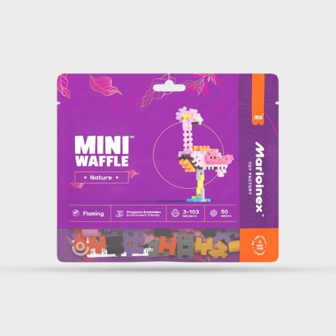 Klocki Mini Waffle Nature - Flaming 50 elementów Klocki Mini Waffle Nature - Flaming 50 elementów